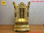 Ngai thờ bằng đồng mạ vàng 24k