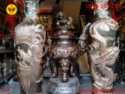 Đội lục bình đồng đỏ cao 1m5