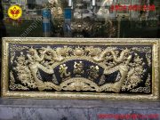 Đại tự bằng đồng hoa văn sắc nét và tinh xảo