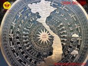 Hoa văn mặt trống đồng sắc nét và tinh xảo