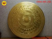 Mặt trồng đồng dát vàng 9999 đk 80cm