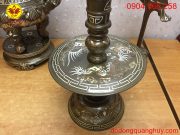 chân nến khảm tam khí