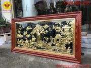 tranh đồng sắc nét tinh xảo