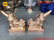 Đôi tì Hưu bằng đồng đỏ nguyên chất