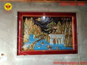 Tranh đồng Sơn Thủy Hữu Tình bằng đồng