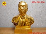 Tượng truyền thần cụ ông cao 42cm thếp vàng 9999