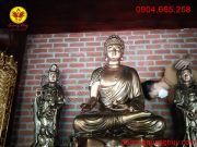 Tượng phật ADIDA ngồi đài sen cao 1m55