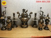 Màu sắc bộ đồ thờ nổi bật và cuốn hút