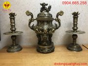 Bộ tam sự đỉnh nến chạm