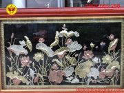 Tranh đồng Hoa Sen sắc nét và tinh xảo