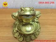 Linh vật thiềm thừ bằng đồng Linh vật thiềm thừ bằng đồng