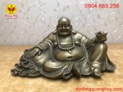 Tượng Phật Di Lặc bằng đồng cao 25cm