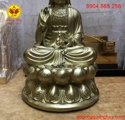 Tượng Quan Âm bằng đồng cao 42cm