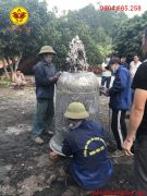 Đúc đại Hồng chuông 600kg tại chùa Hoa Thiên Vũ- Hải Phòng Đúc đại Hồng chuông 600kg tại chùa Hoa Thiên Vũ- Hải Phòng