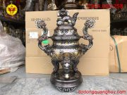 Đỉnh đồng 70 khảm ngũ sắc