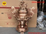 Đỉnh đồng đỏ cao 60cm