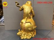 Mặt sau tượng khỉ cao 55cm