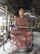 Mẫu tượng Phật Thích ca 3m02 bằng đất