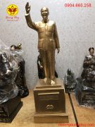 Tượng bác Hồ vẫy tay chào bằng đồng cao 79cm