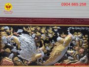 Hoa văn chạm khắc tinh xảo và sắc nét