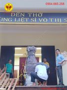 Vận chuyển lắp đặt tại đền thờ