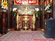 Đôi Lục đồng đỏ cao 1m35 dát vàng 9999