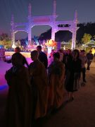 Các Thầy Làm lễ trước khi rót đồng