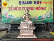 Tượng đồng Thích Ca ngồi cao 1m25