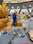 Lắp đặt Hạc đồng Trên Vườn Ưu Đàm Núi Bà Đen Tây Ninh