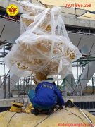 Thi công Lắp đặt Sung đồng Tại đỉnh núi Bà Đen