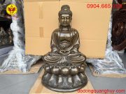 Tượng Phật ADIDA bằng đồng đúc thủ công